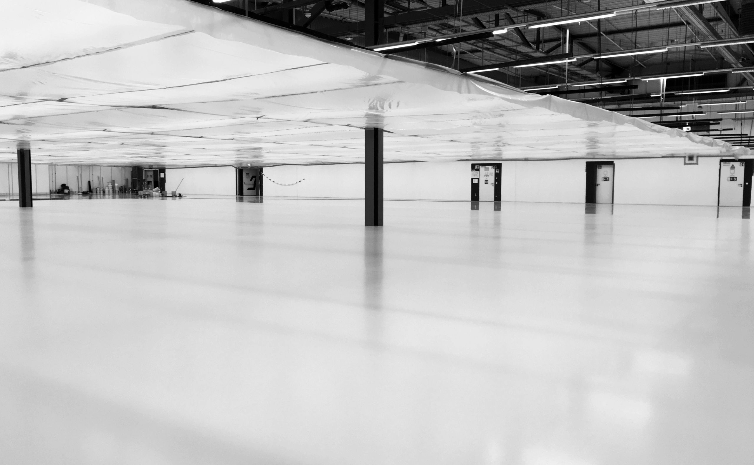 Spacious luxury showroom hall